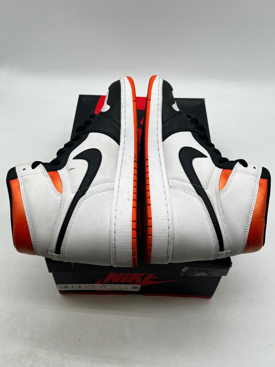 Jordan 1 Retro High Electro Orange 11 (Lightly Worn Pre-Owned)JordanWhite/Electro Orange-Black - Image 9