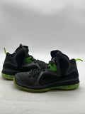 Nike LeBron 9 Dunkman 11.5 (Lightly Worn Pre-Owned)NikeDark Grey/Black-Volt - Image 1