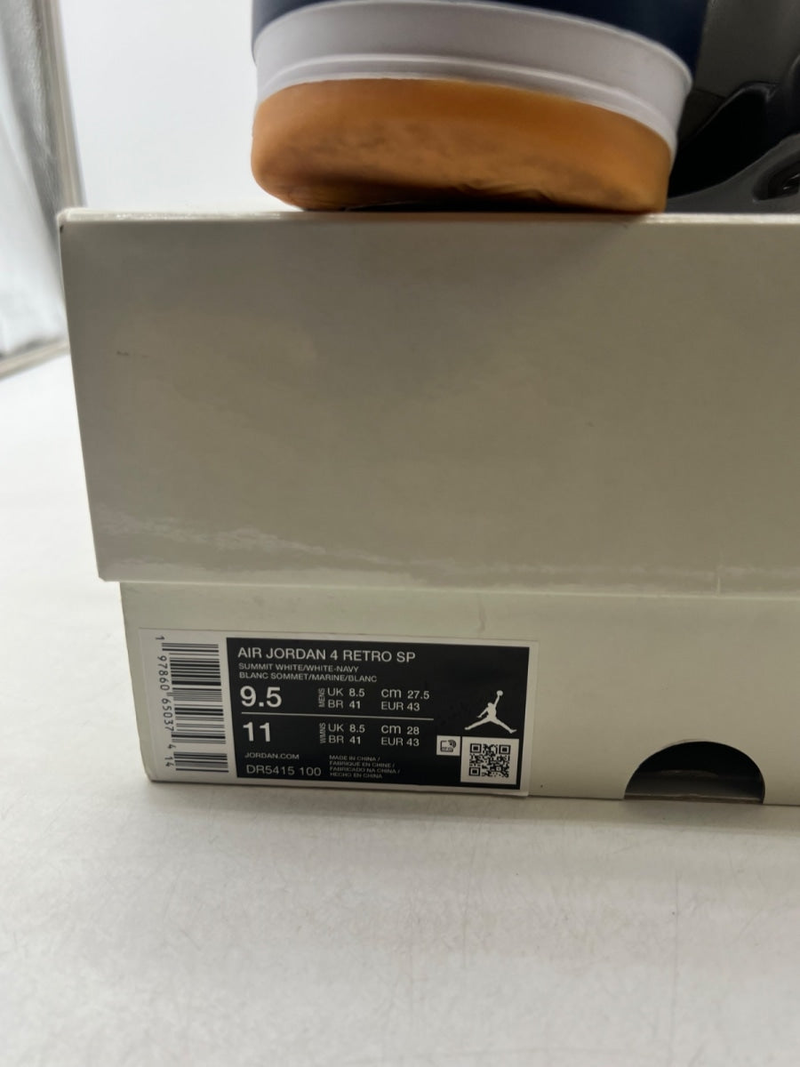 Jordan 4 Retro SB Navy 9.5 (Lightly Worn Pre-Owned) - Image 4