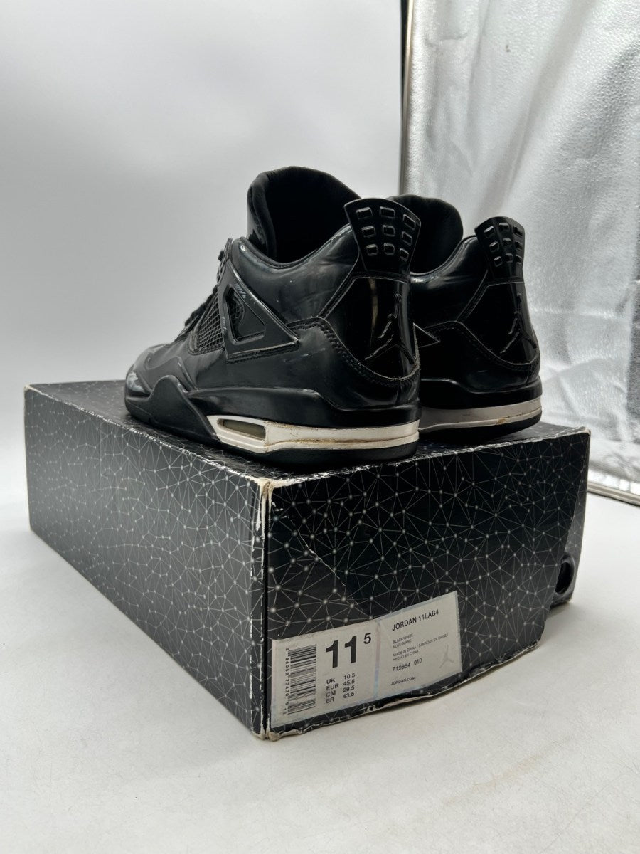 Jordan 4 Retro 11Lab4 Black 11.5 (Heavily Worn Pre-Owned)JordanBlack/White - Image 6