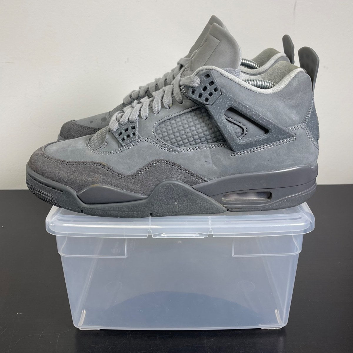 Jordan 4 Retro SE Paris Olympics Wet Cement (Size 9) - Image 3