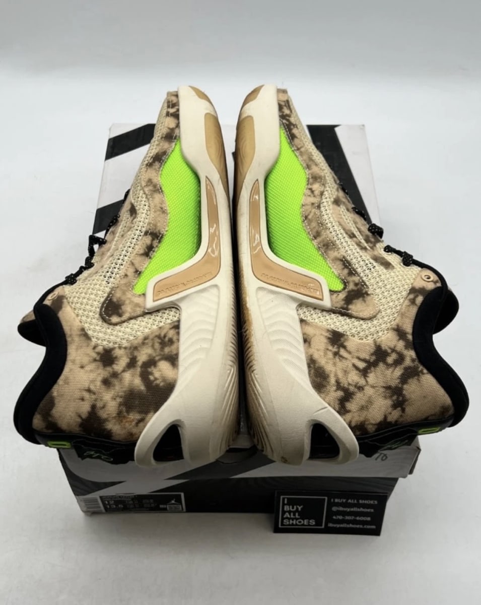 Jordan Tatum 1 Tunnel Walk 12 (Lightly Worn Pre-Owned)JordanFossil/Sesame/Electric Green/Black - Image 7
