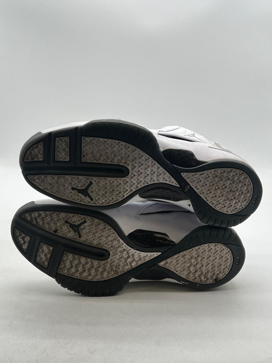 Jordan 19 Retro White Flint Grey 13 (Moderately Worn Pre-Owned)JordanWhite/Chrome-Flint Grey - Image 7