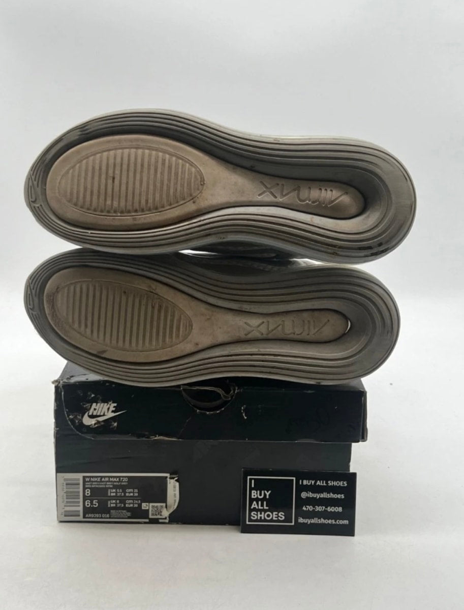 Nike Air Max 720 Grey Mesh (Women's) 8W (Heavily Worn Pre-Owned)NikeVast Grey/Wolf Grey-Vast Grey - Image 8