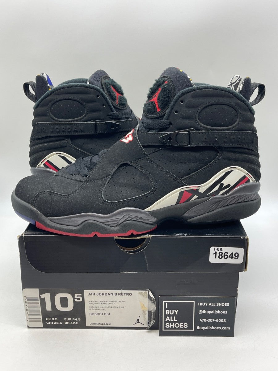 Jordan 8 Retro Playoffs (2013) 10.5 (Heavily Worn Pre-Owned) - Image 1