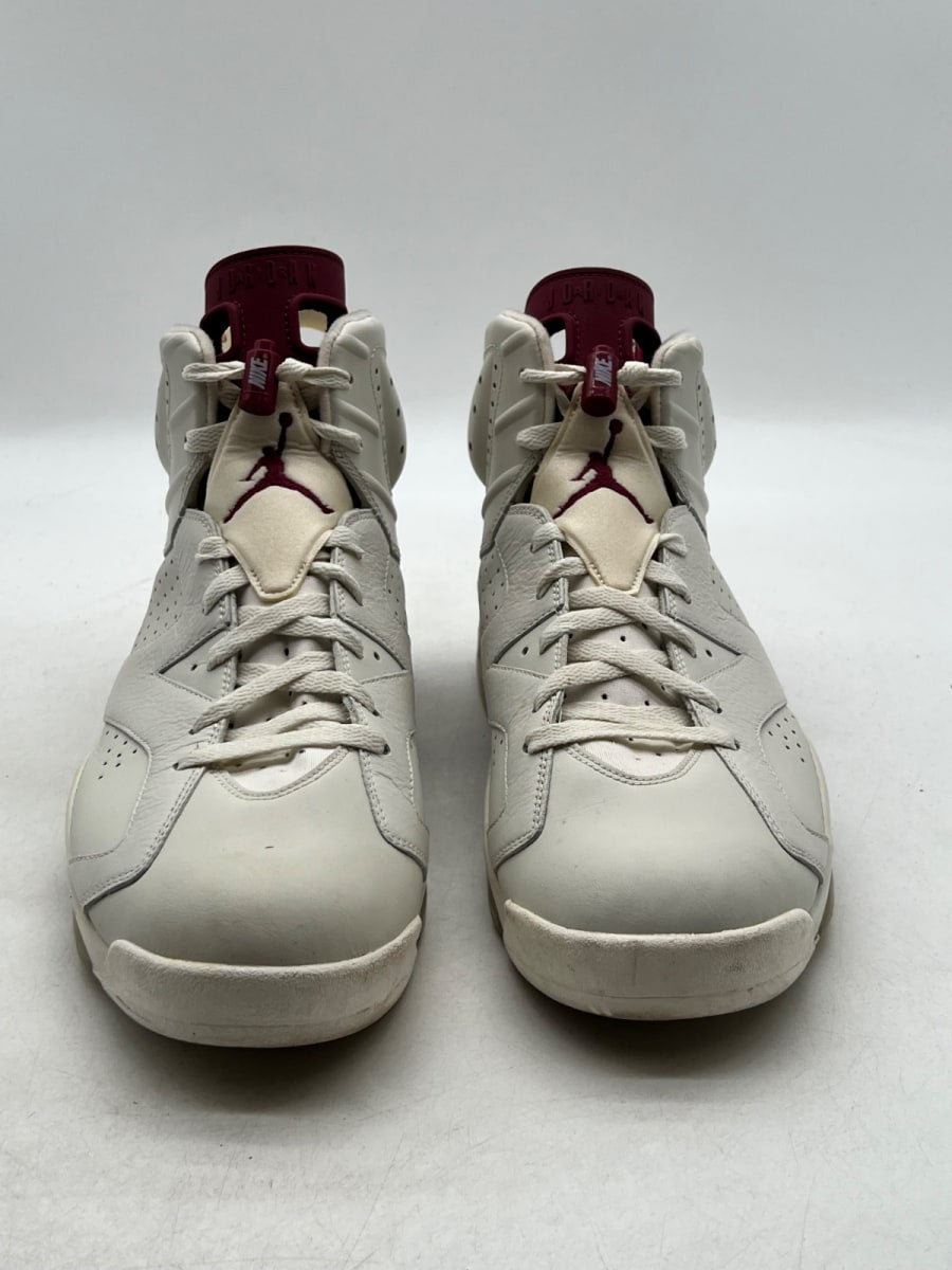 Jordan 6 Retro Maroon (2015) 13 (Moderately Worn Pre-Owned)JordanOff White/New Maroon - Image 2