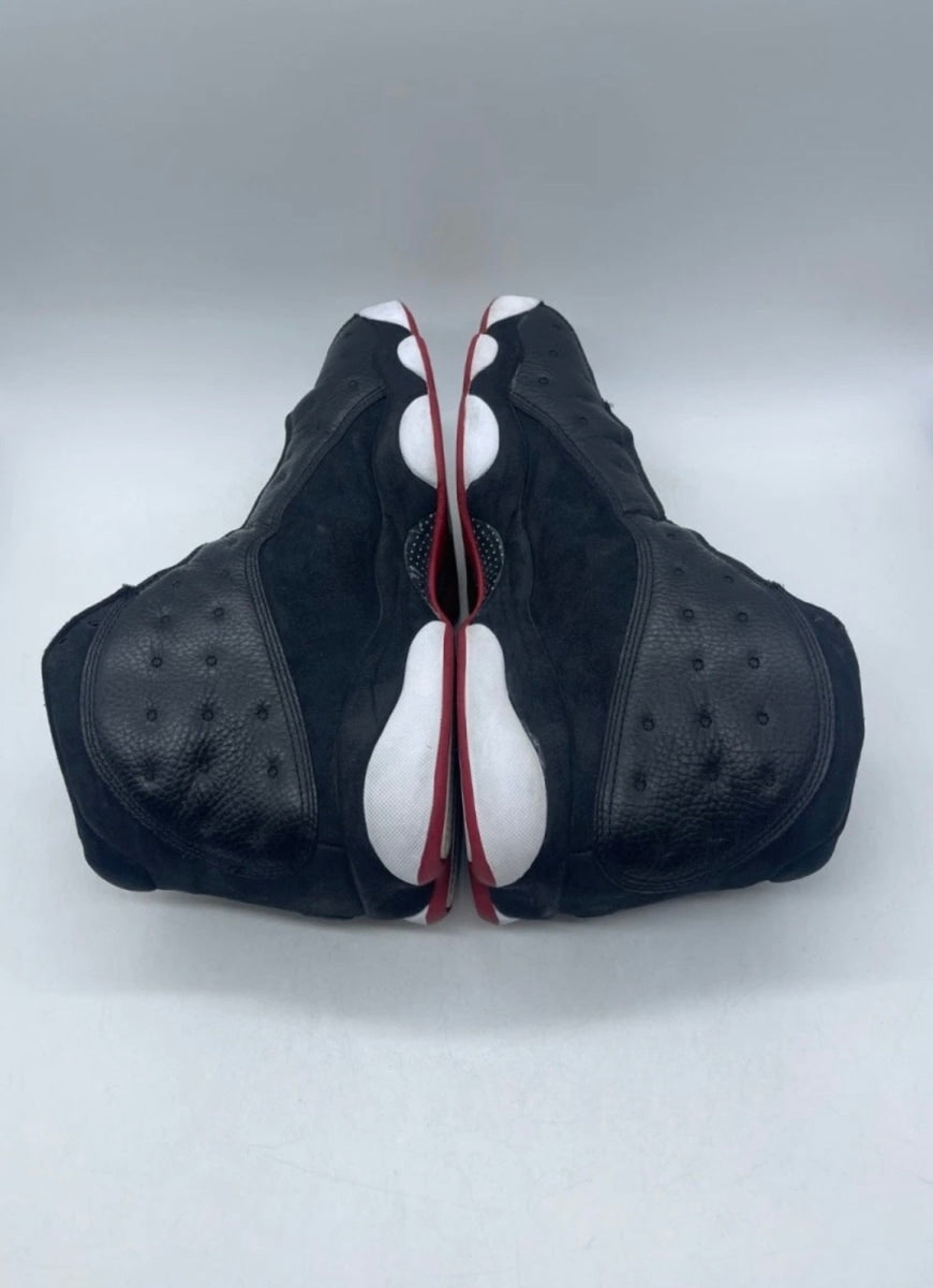 Jordan 13 Retro Playoffs (2011) 14 (Heavily Worn Pre-Owned)JordanBlack/Varsity Red-White-Vibrant Yellow - Image 6