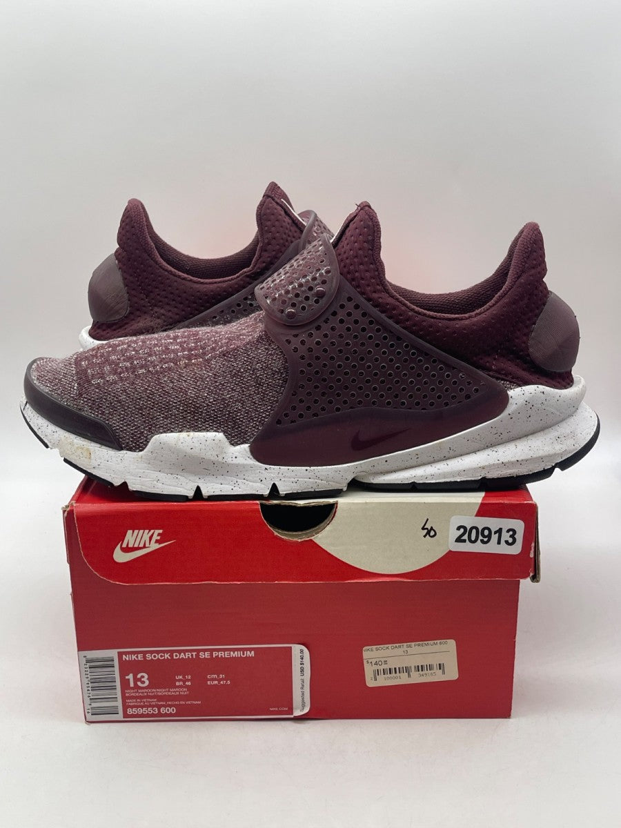 Nike Sock Dart SE Premium Night Maroon 13 (Moderately Worn Pre-Owned) - Image 1