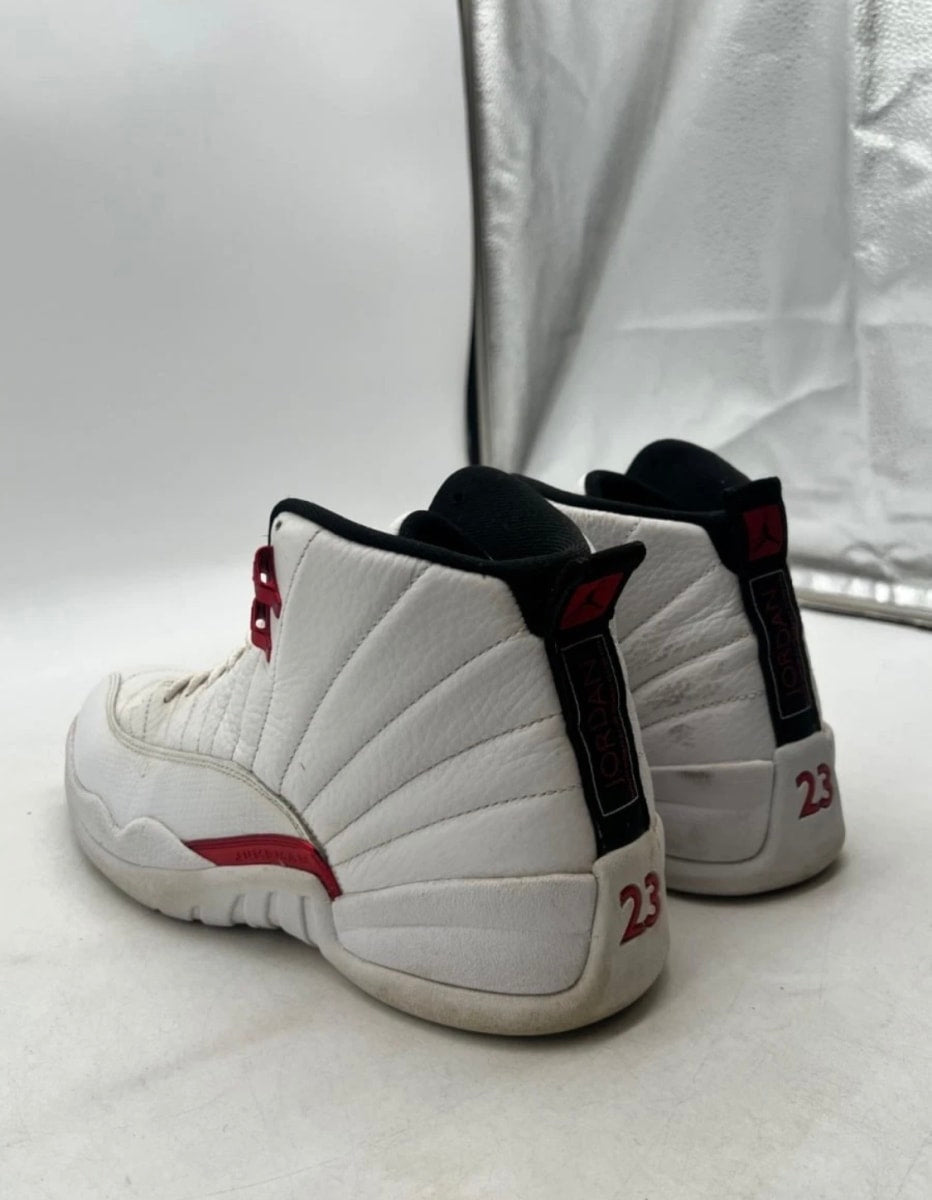 Jordan 12 Retro Twist 11 (Heavily Worn Pre-Owned)JordanWhite/Black-University Red - Image 4
