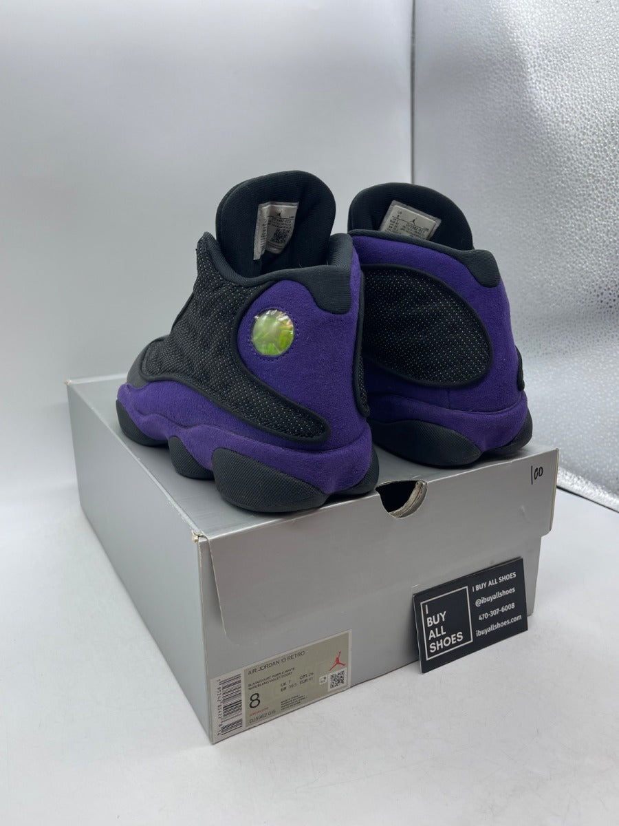 Jordan 13 Retro Court Purple 8 (Moderately Worn Pre-Owned) - Image 4