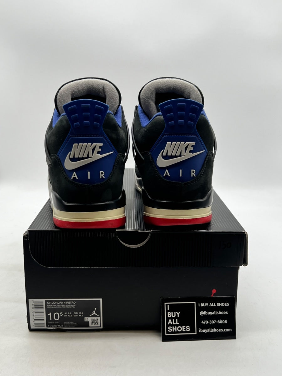 Jordan 4 Retro Rare Air (White Lettering) 10.5 (Moderately Worn Pre-Owned) - Image 3