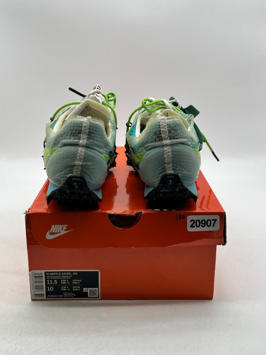 Nike Waffle Racer Off-White Vivid Sky (Women's) 11.5W (Lightly Worn Pre-Owned) - Image 3