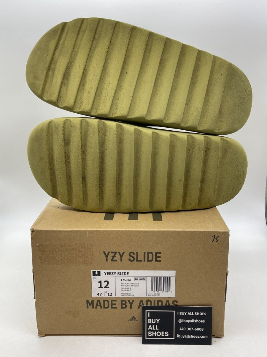 adidas Yeezy Slide Resin (2022/2024) 12 (Heavily Worn Pre-Owned) - Image 7