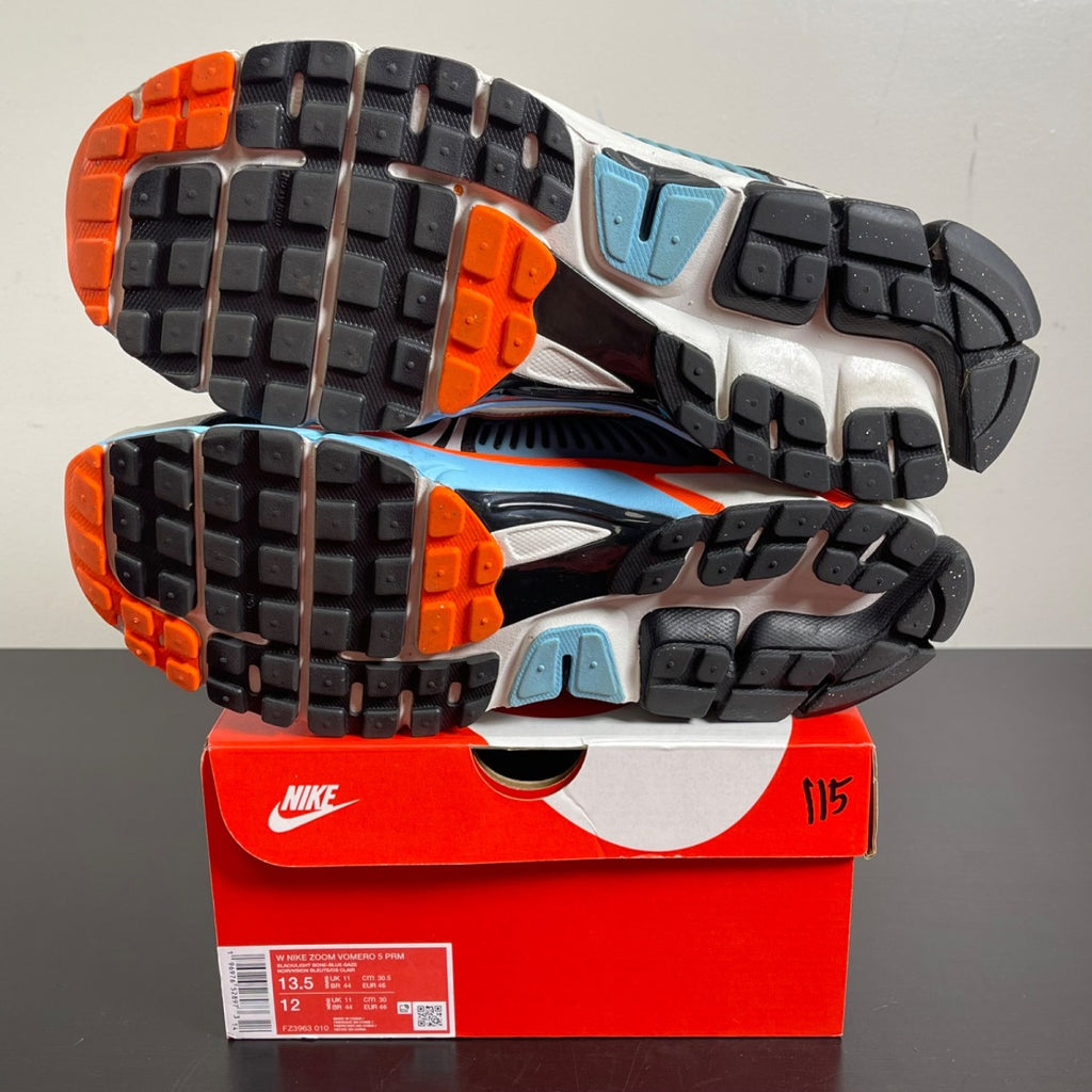 Nike Zoom Vomero 5 Blue Glaze Total Orange (Women's) 13.5W (Moderately Worn Pre-Owned)NikeLight Bone/Blue Gaze/Total Orange - Image 5
