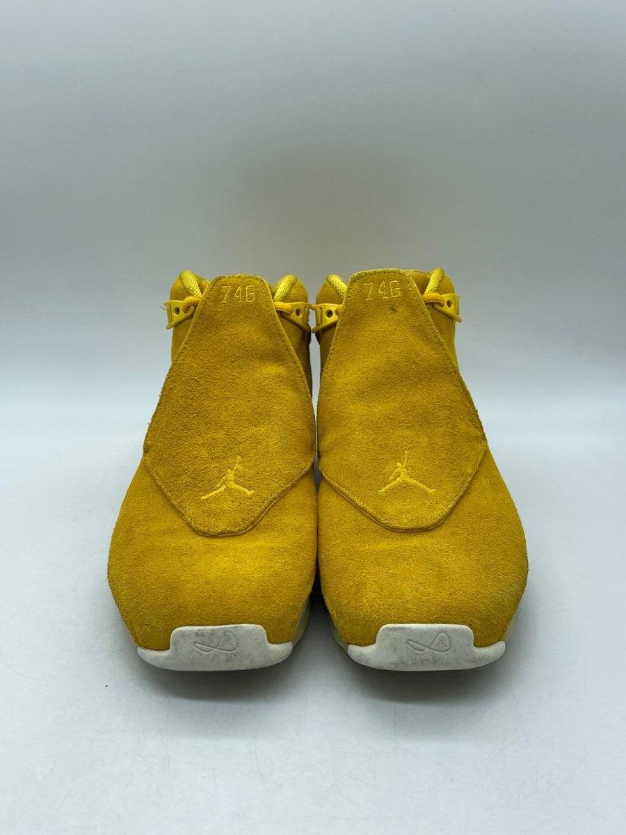 Jordan 18 Retro Yellow Ochre 14 (Moderately Worn Pre-Owned)JordanYellow Ochre/Yellow Ochre-Sail - Image 2