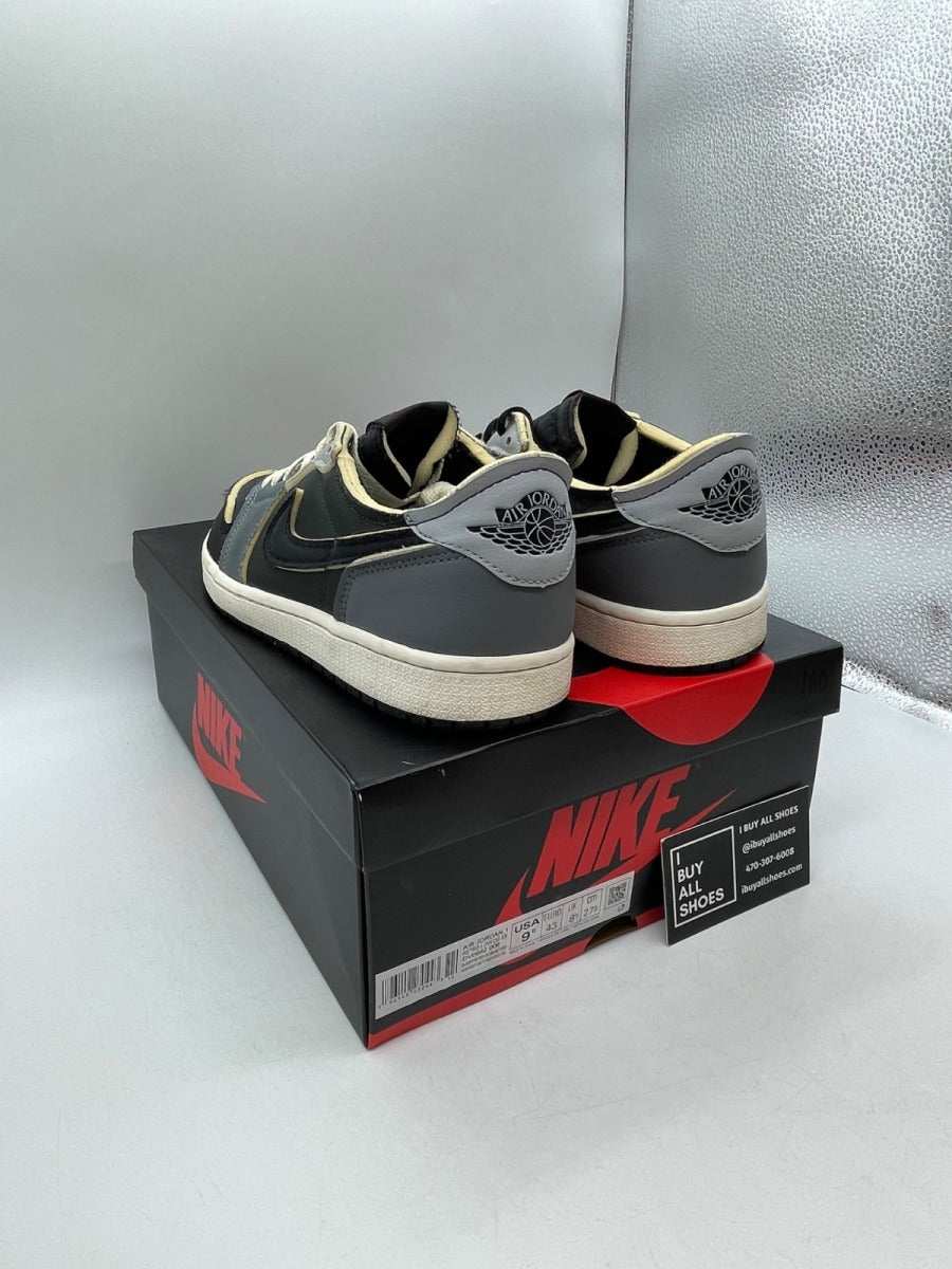 Jordan 1 Low OG EX Black Smoke Grey 9.5 (Moderately Worn Pre-Owned) - Image 4