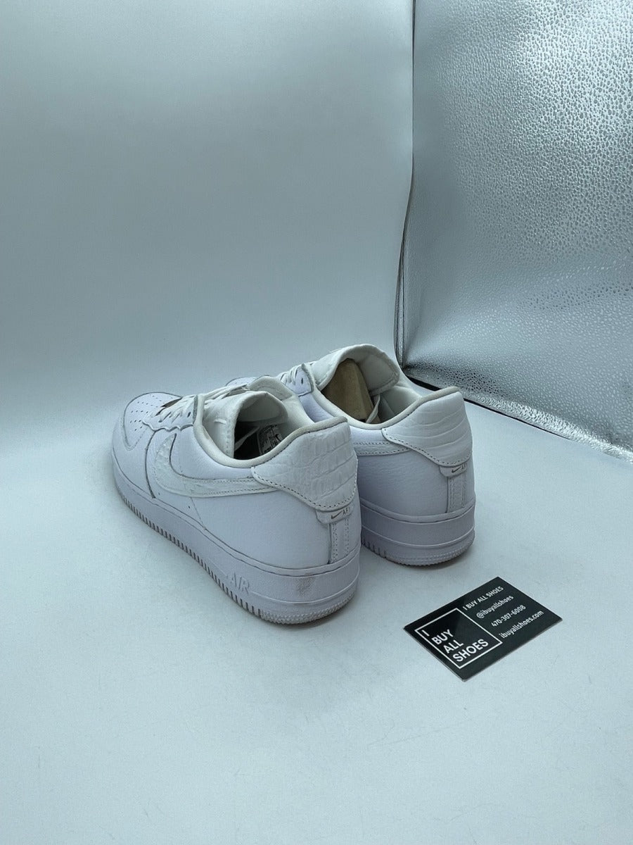 Nike Air Force 1 Low '07 Craft Quadruple White 13 (Moderately Worn Pre-Owned) - Image 4