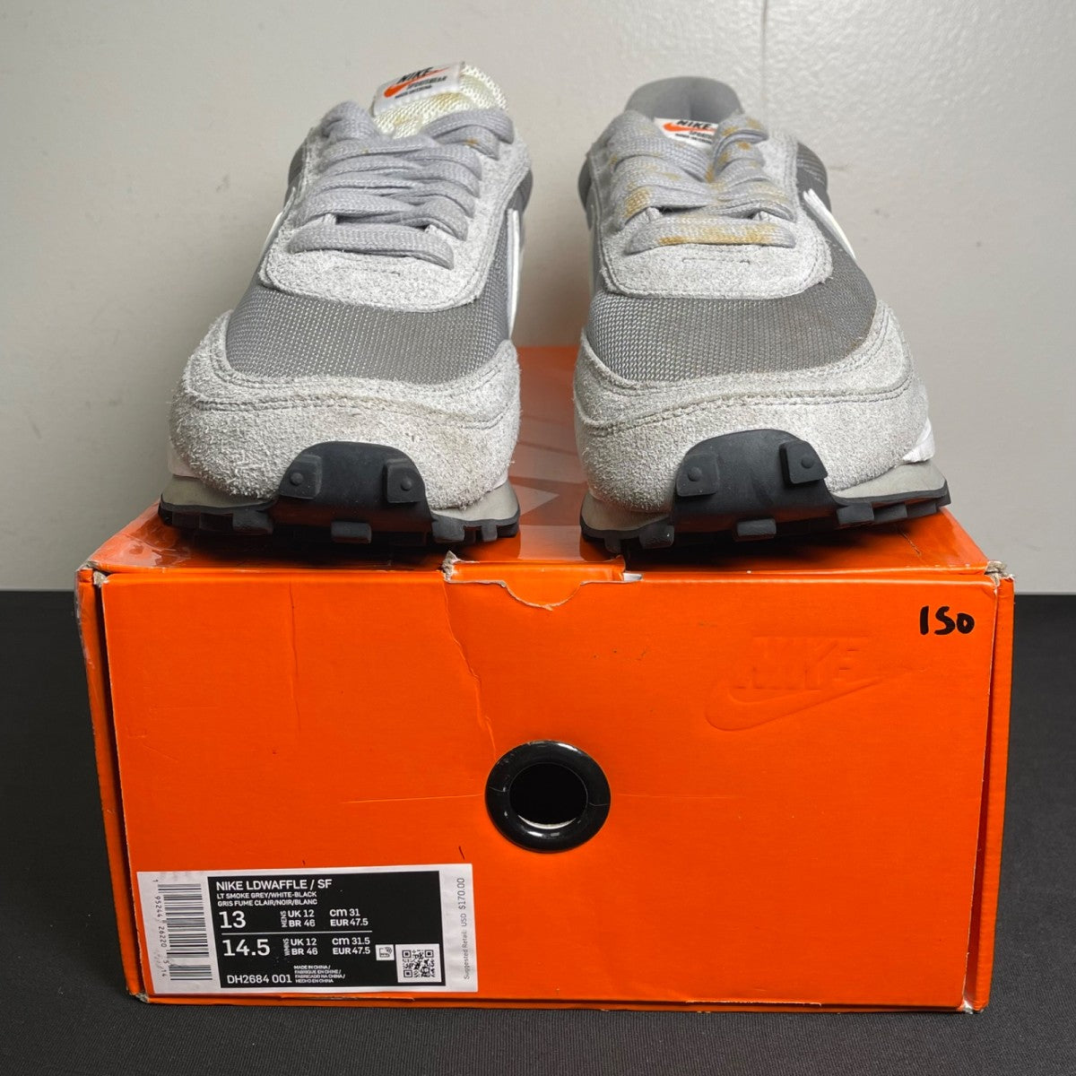 Nike LD Waffle SF sacai Fragment Grey (Size 13) - Image 2