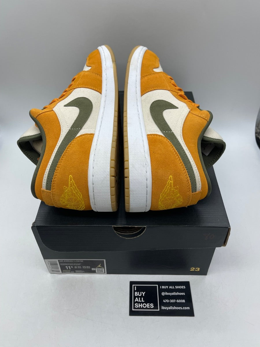 Jordan 1 Low SE Light Curry 11.5 (Moderately Worn Pre-Owned) - Image 6