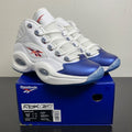 Reebok Question Mid 'Blue Toe' 2022 8.5 (Moderately Worn Pre-Owned)Reebok - Image 1