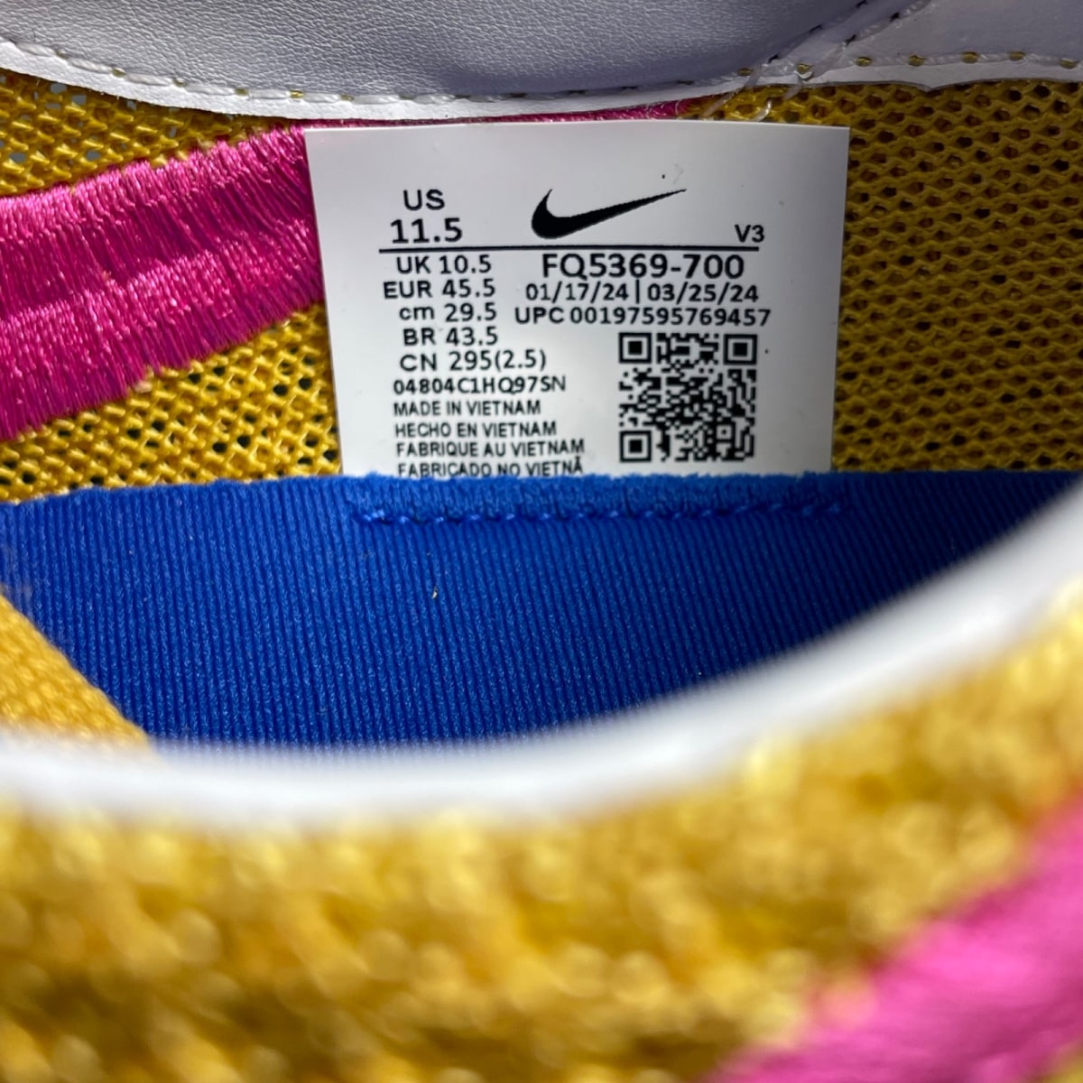 Nike LD-1000 SP Stussy Sanded Gold (Size 11.5) - Image 6