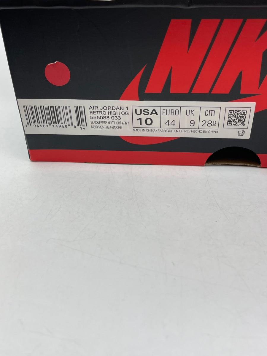 Jordan 1 Retro High Light Army Rust Shadow Patina 10 (Moderately Worn Pre-Owned) - Image 9