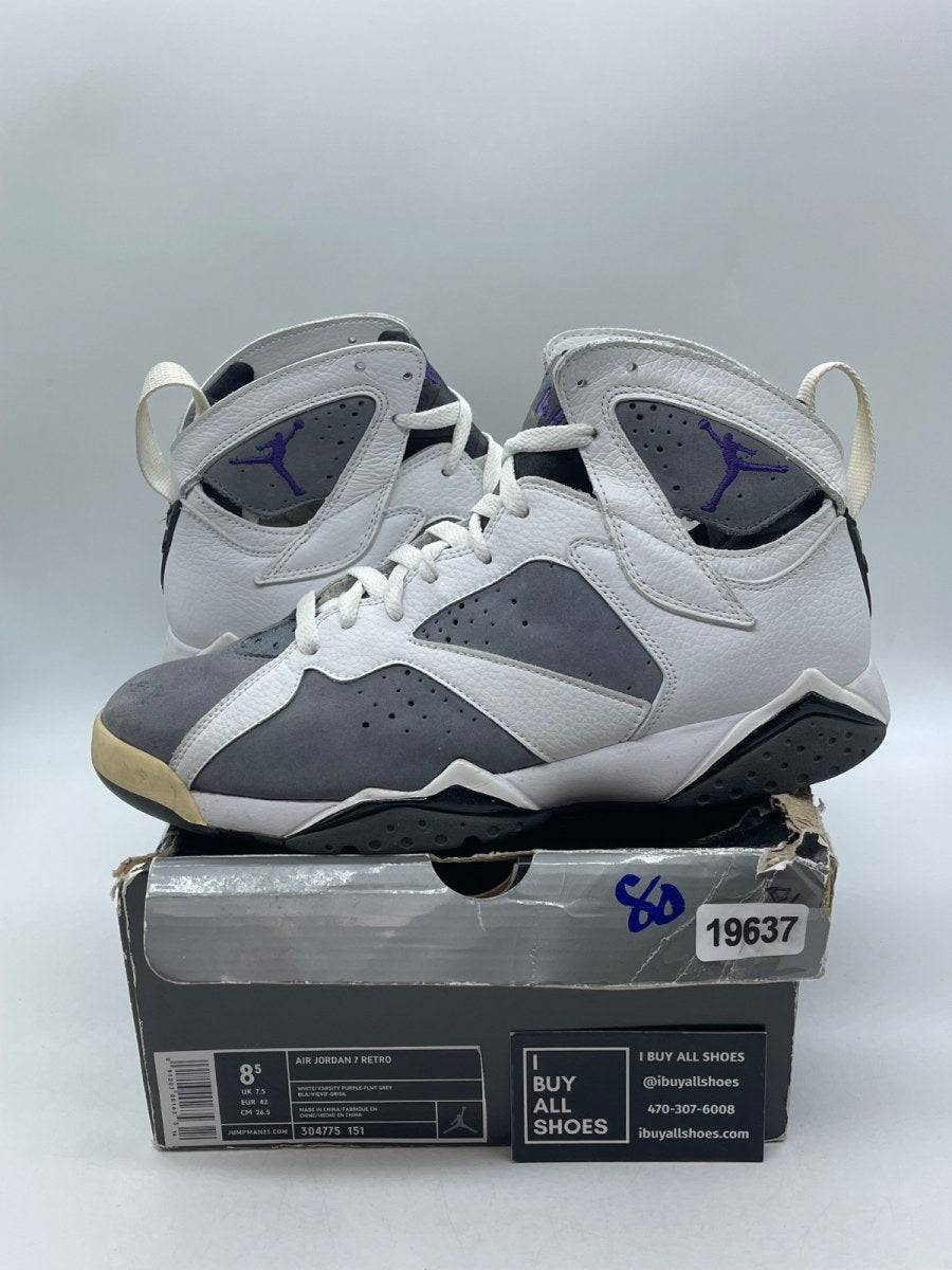 Jordan 7 Retro Flint 8.5 (Moderately Worn Pre-Owned) - Image 1