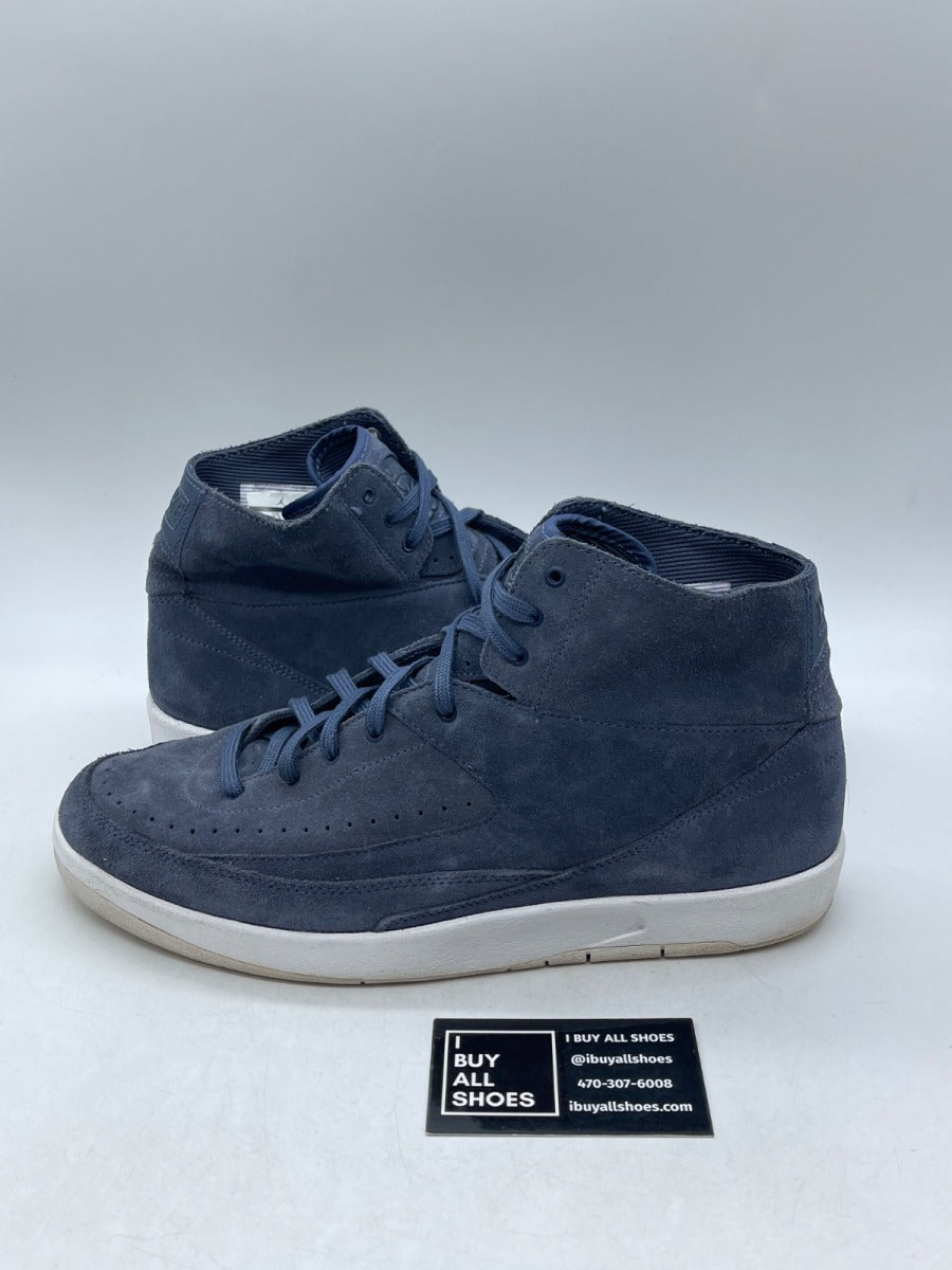 Jordan 2 Retro Decon Thunder Blue 11.5 (Heavily Worn Pre-Owned) - Image 1