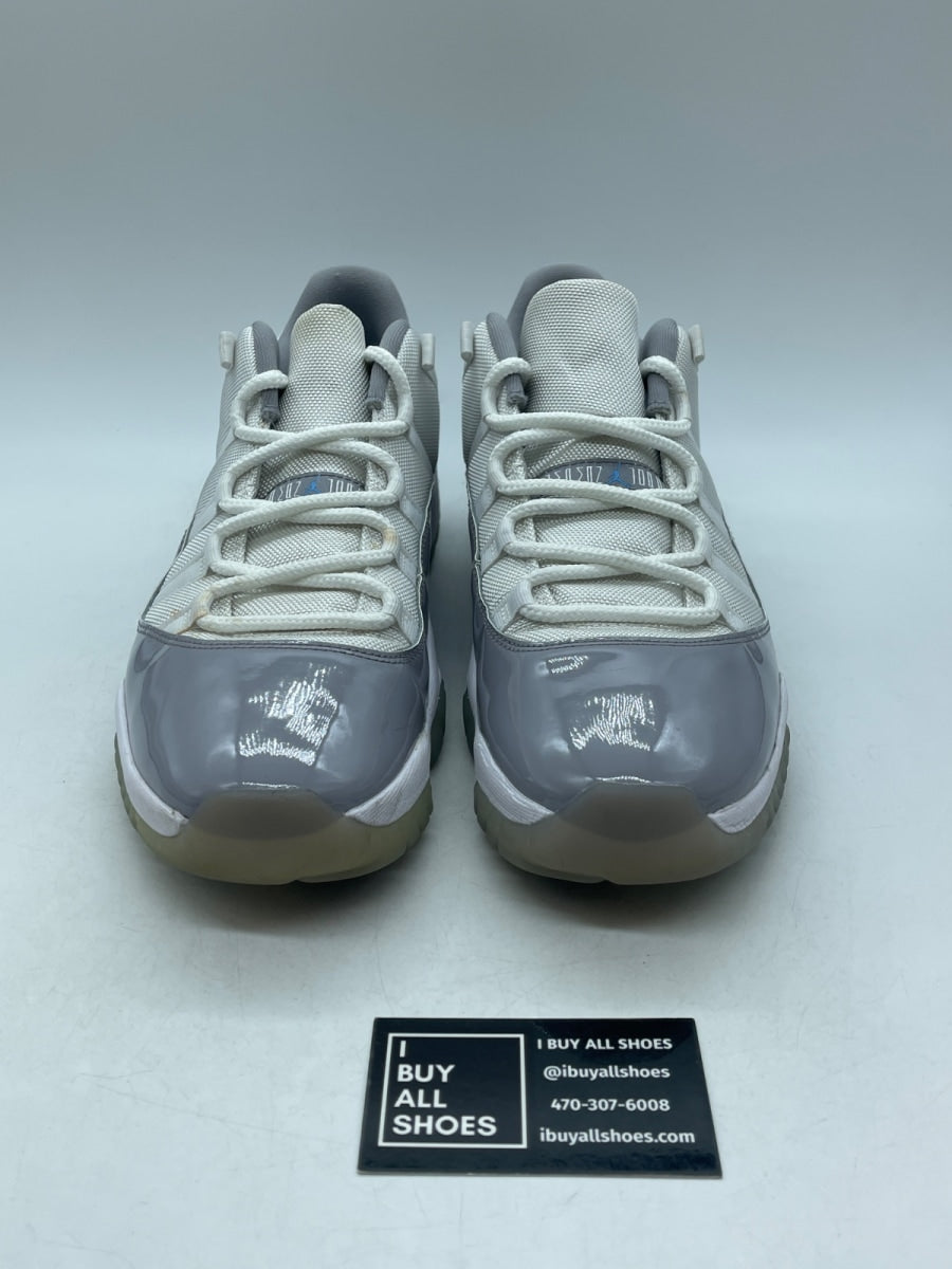 Jordan 11 Retro Low Cement Grey 12 (Heavily Worn Pre-Owned) - Image 2