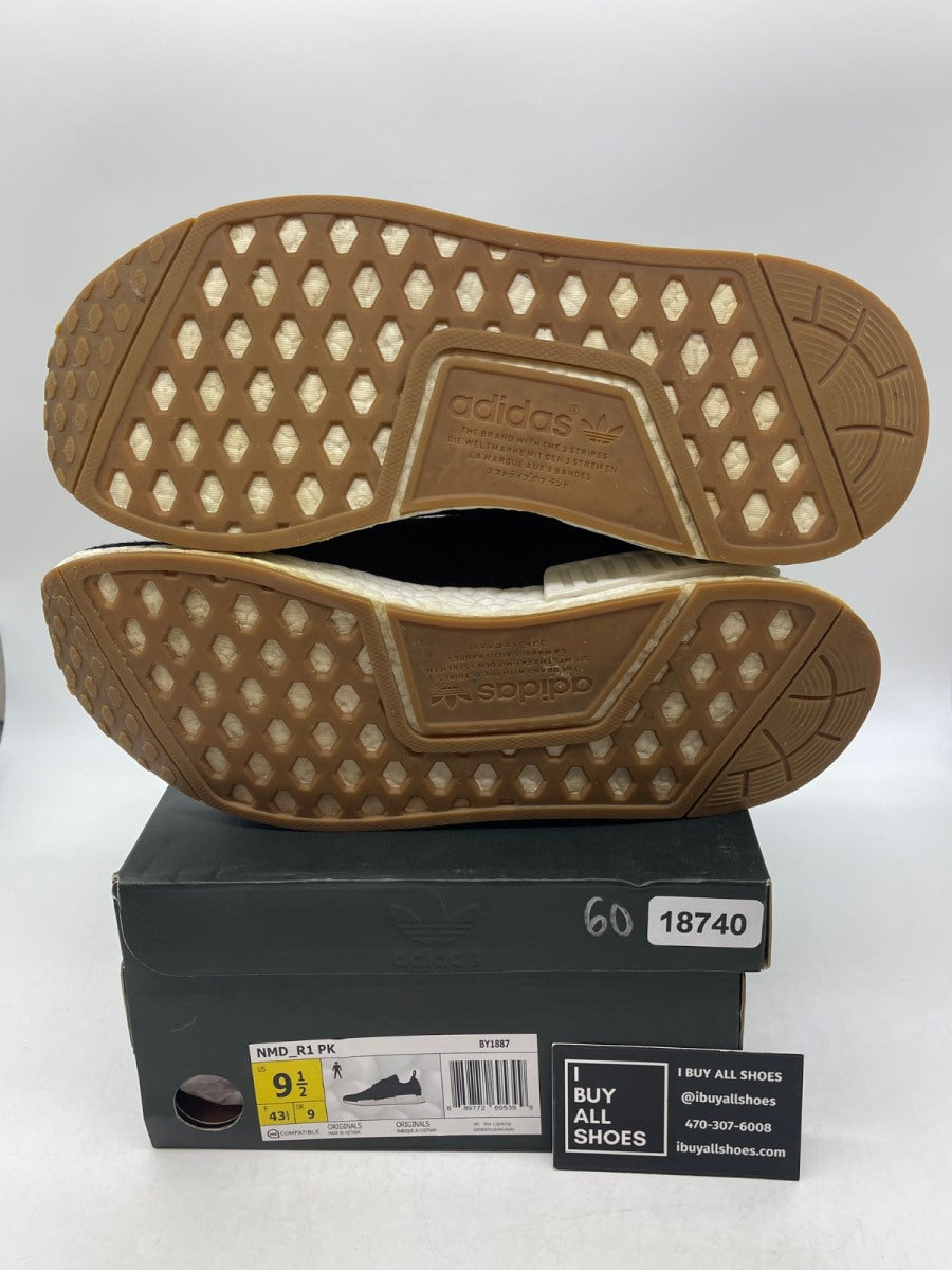 adidas NMD R1 Gum Pack Black 9.5 (Moderately Worn Pre-Owned) - Image 7