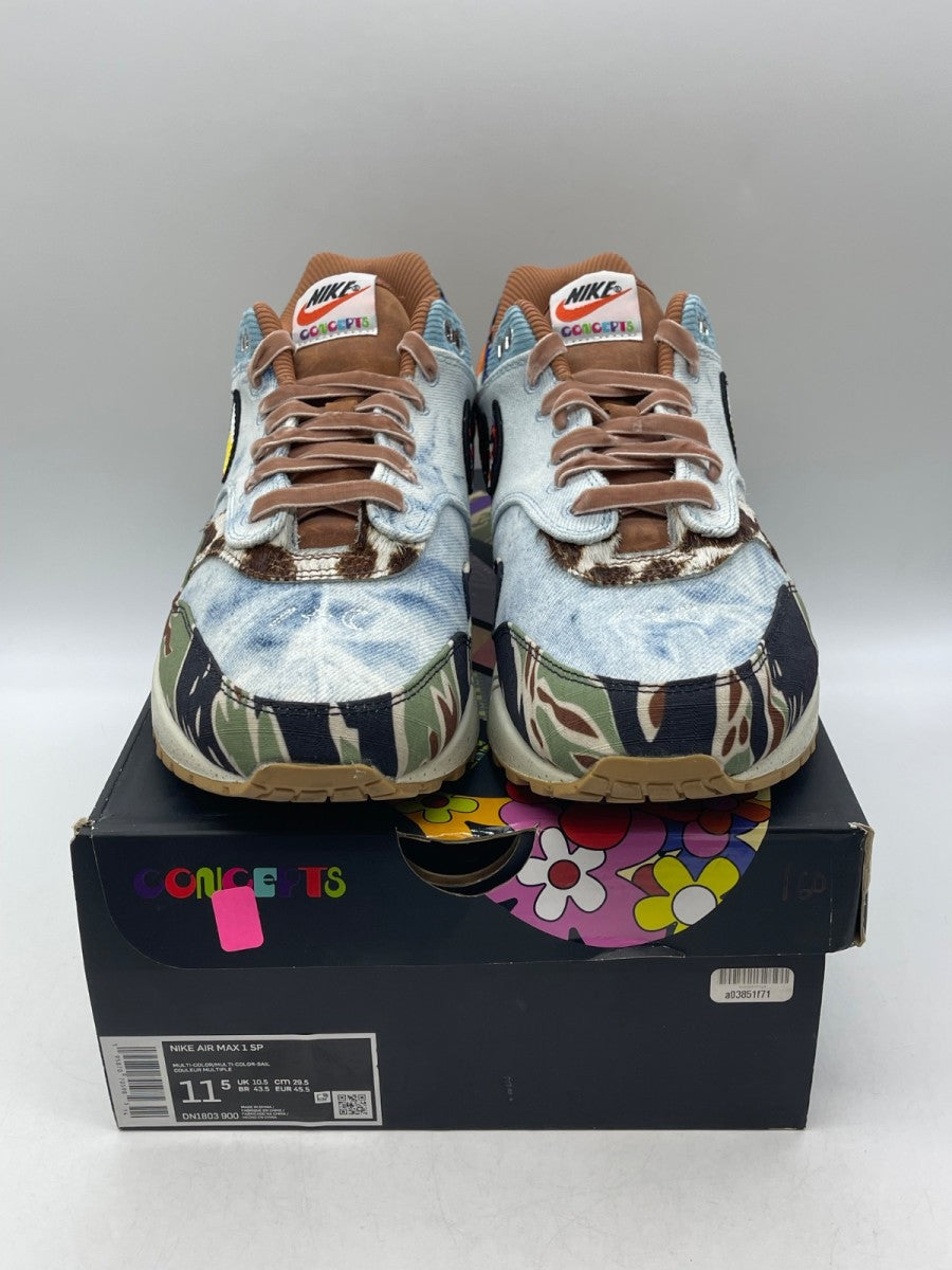 Nike Air Max 1 SP Concepts Heavy 11.5 (Moderately Worn Pre-Owned)NikeElemental Gold/Sail-Black-Worn Blue - Image 2
