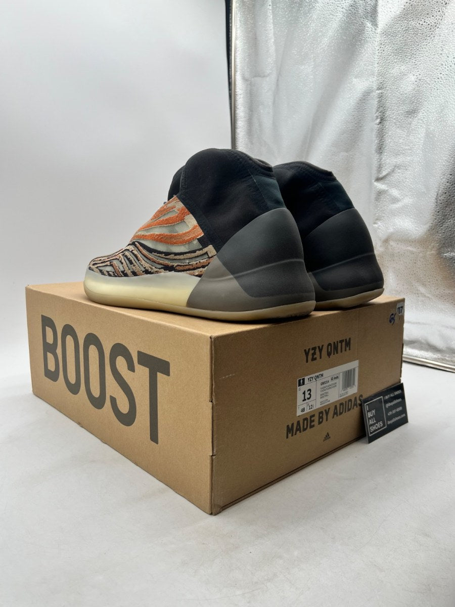 adidas Yeezy QNTM Flash Orange 13 (Lightly Worn Pre-Owned) - Image 4