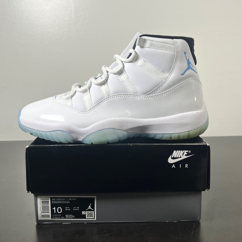 Jordan 11 Retro Legend Blue (2024) 10 (Lightly Worn Pre-Owned)JordanWhite/Legend Blue/Black - Image 3