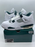 Jordan 4 Retro Oxidized Green 12.5 (Moderately Worn Pre-Owned)JordanWhite/Oxidized Green/White/Neutral Grey - Image 1