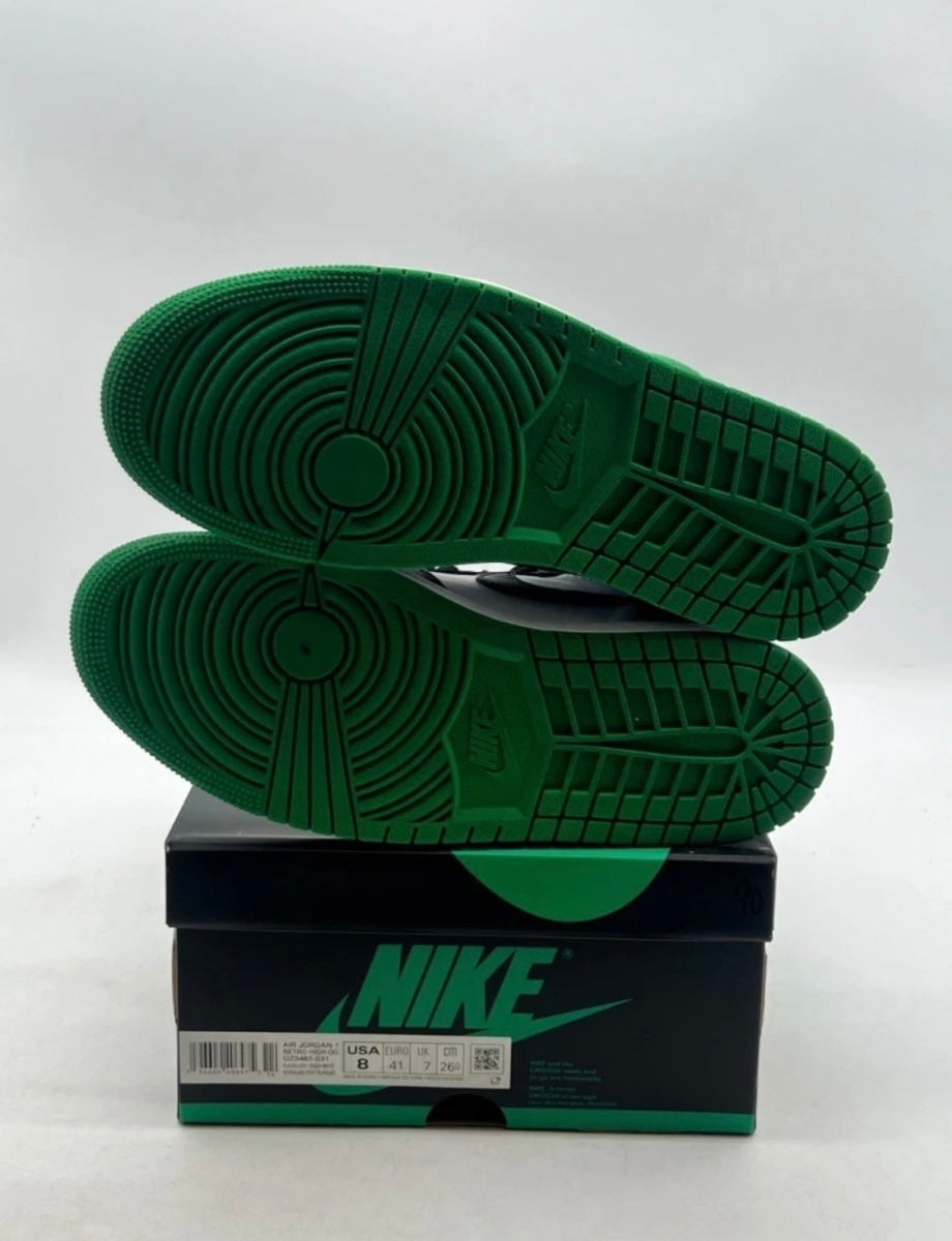 Jordan 1 Retro High OG Lucky Green 8 (Lightly Worn Pre-Owned)JordanBlack/Lucky Green-White - Image 8