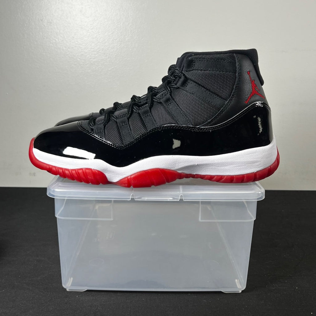 Jordan 11 Retro Playoffs Bred (2019) 10 (New Pre-Owned)JordanBlack/White-Varsity Red - Image 3