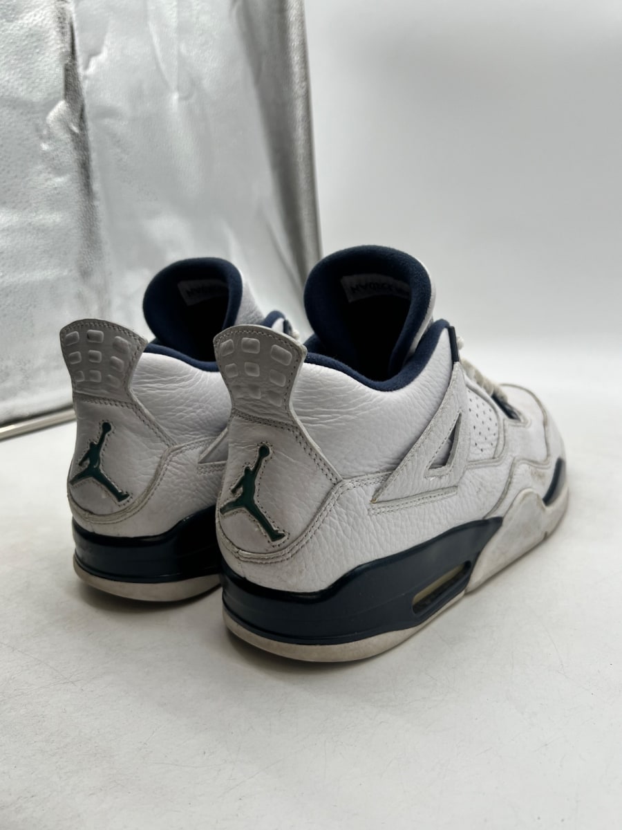 Jordan 4 Retro Columbia (2015) 12 (Moderately Worn Pre-Owned)JordanWhite/Legend Blue-Midnight Navy - Image 3