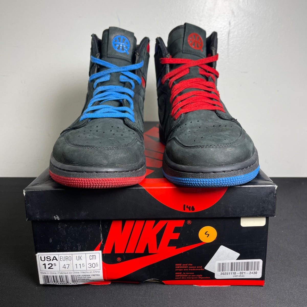 Jordan 1 Retro High OG Quai 54 (Size 12.5) - Image 2