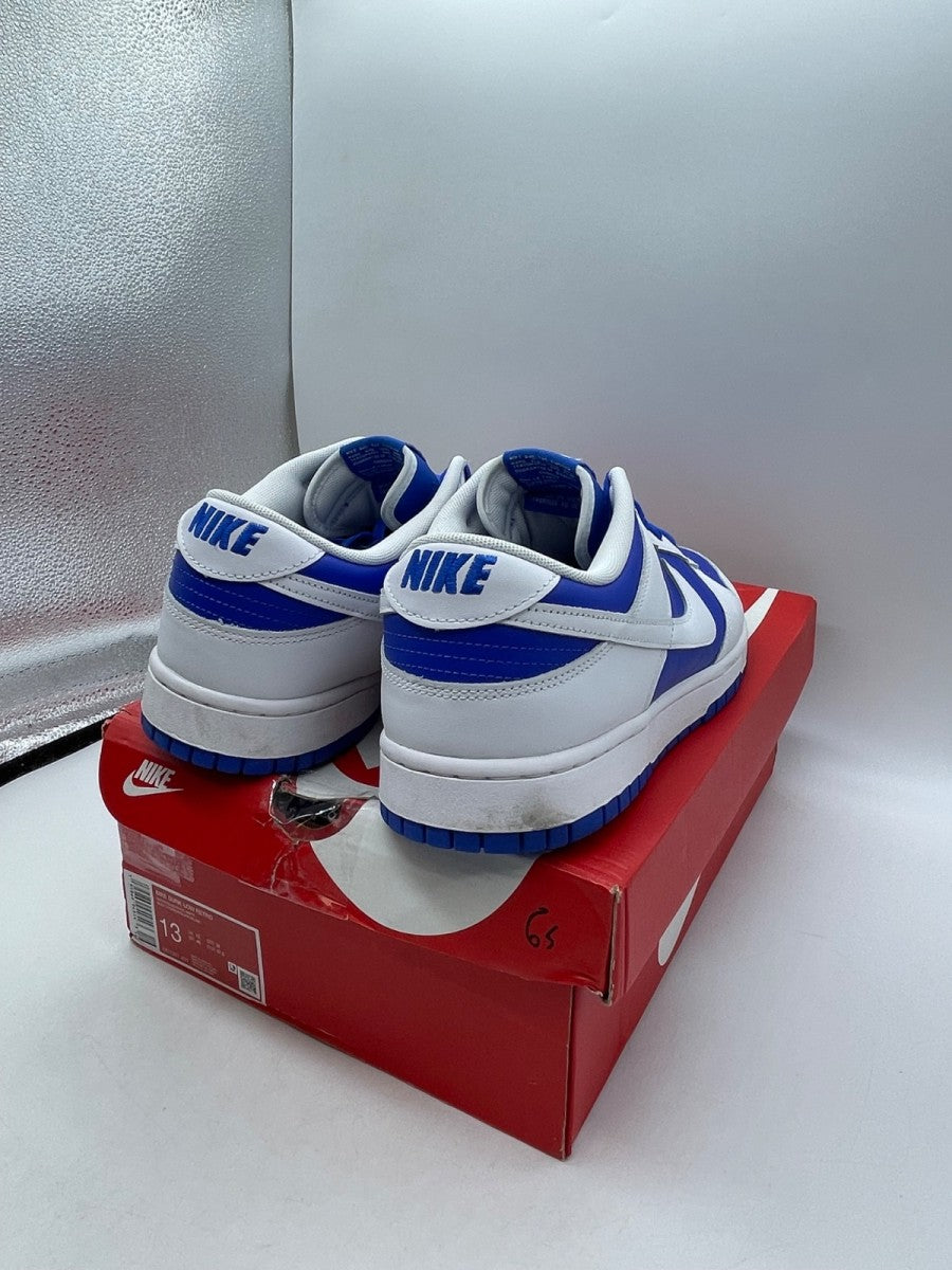 Nike Dunk Low Racer Blue White (Size 13) Moderately Worn - Image 5