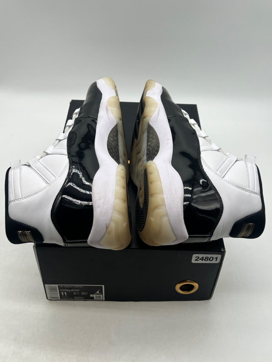 Jordan 11 Retro DMP Gratitude (2023) 11.5 (Lightly Worn Pre-Owned)JordanBlack/White/Metallic Gold - Image 9