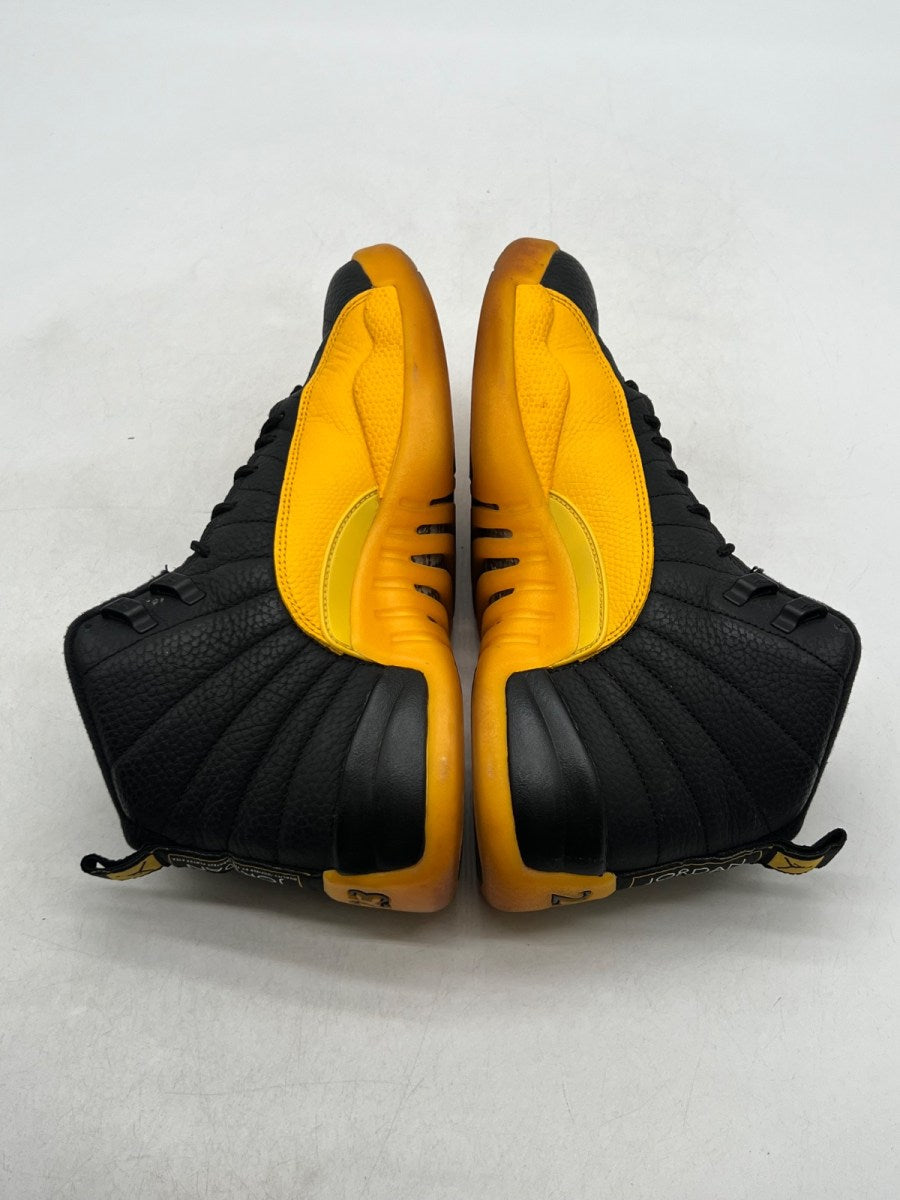 Jordan 12 Retro Black University Gold 8.5 (Moderately Worn Pre-Owned) - Image 8