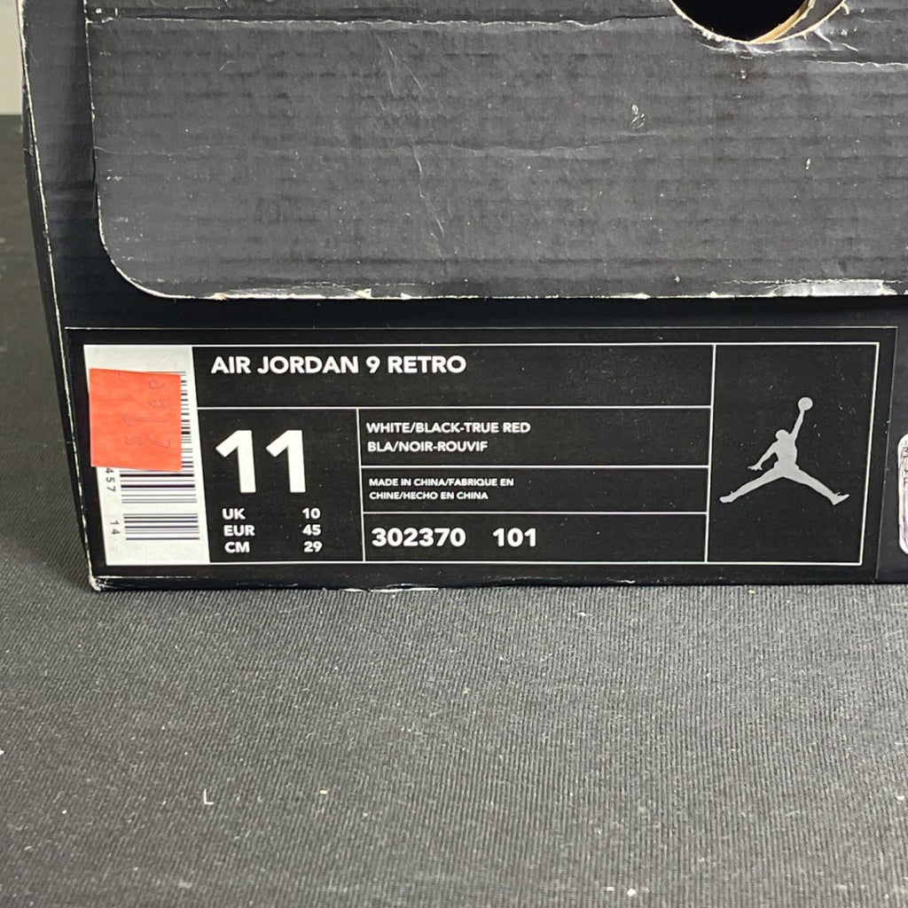 Jordan 9 Retro White Black Red (2002) (Size 11) - Image 7