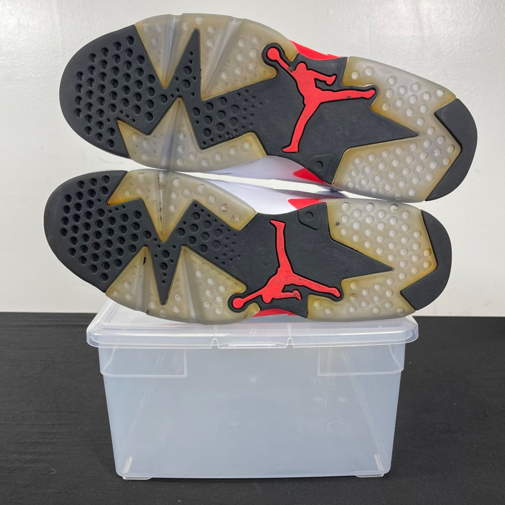 Jordan 6 Retro Infrared White (2014) 10.5 (Moderately Worn Pre-Owned)JordanWhite/Infrared - Image 5