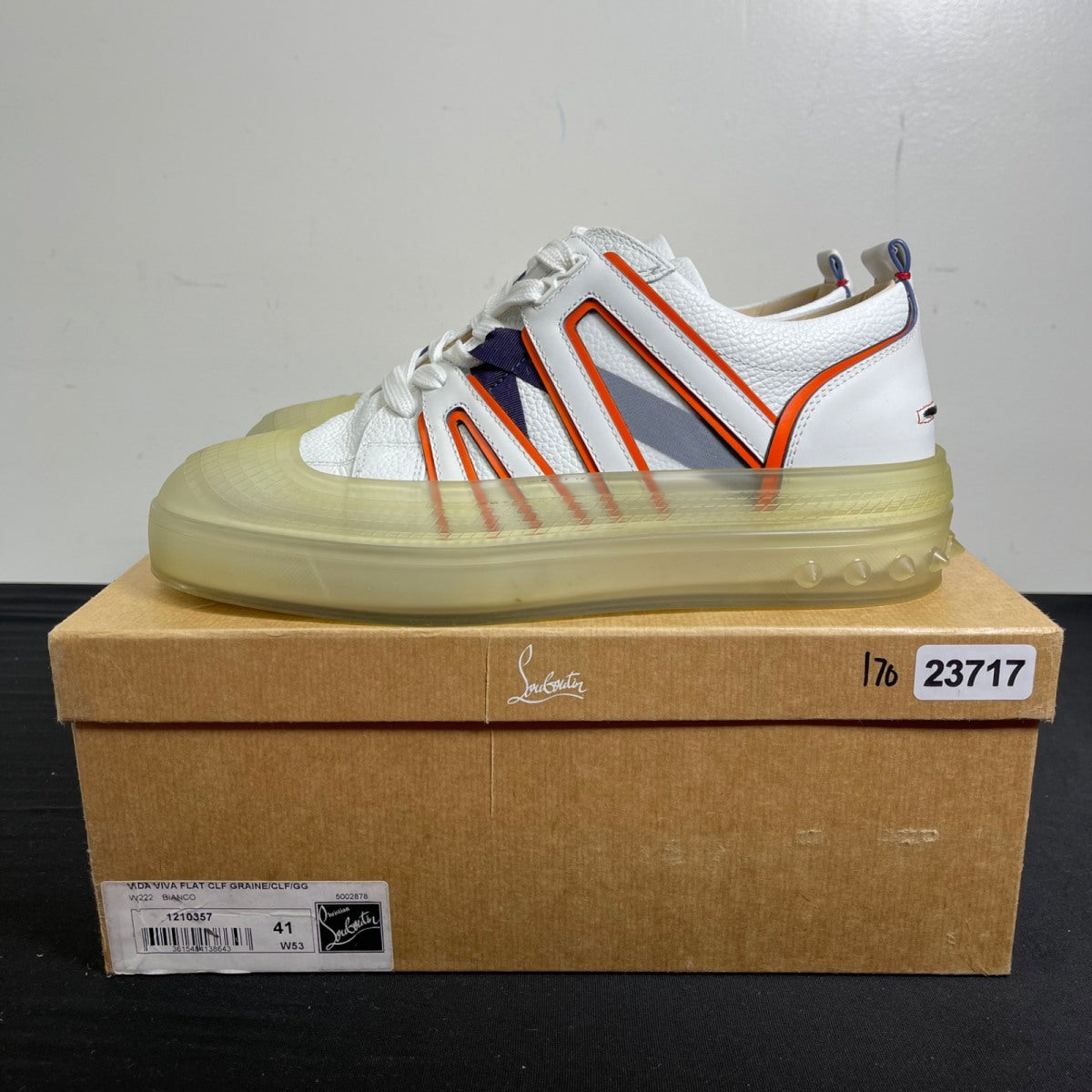 Christian Louboutin Vida Viva 'White' 41 (Moderately Worn Pre-Owned)Christian Louboutin - Image 3