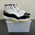 Jordan 11 Retro DMP Gratitude (2023) 8.5 (Moderately Worn Pre-Owned)JordanBlack/White/Metallic Gold - Image 1