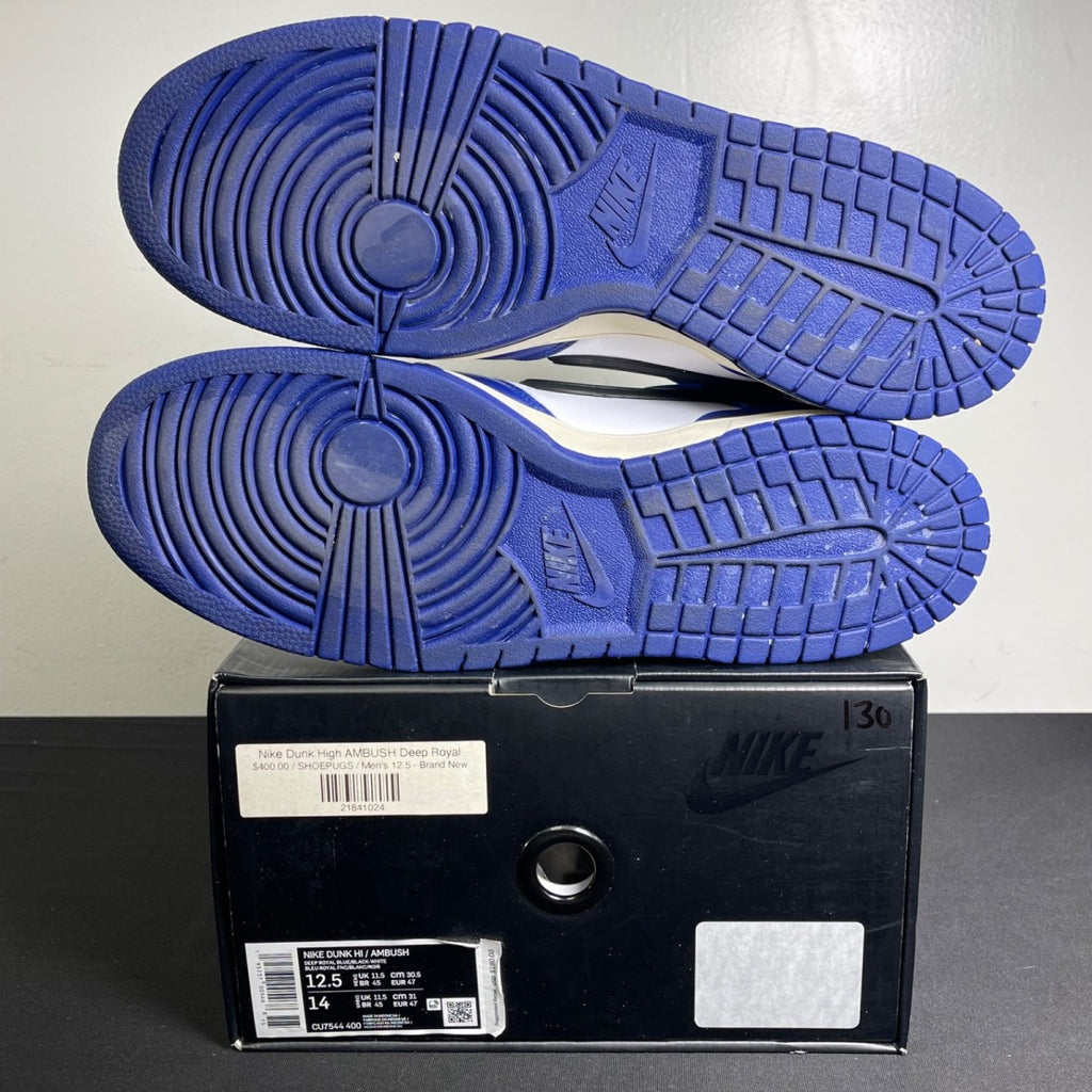 Nike Dunk High AMBUSH Deep Royal (Size 12.5) - aux