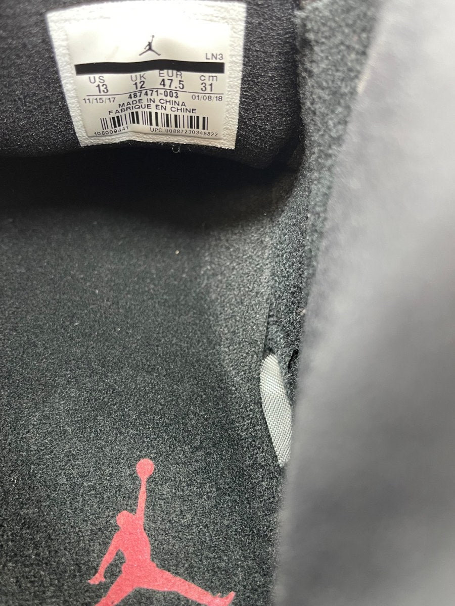 Jordan 14 Retro Last Shot (2018) 13 (Moderately Worn Pre-Owned)JordanBlack/Varsity Red-Black - Image 8
