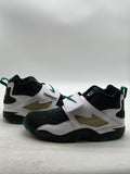 Nike Air Diamond Turf Emerald 13 (Lightly Worn Pre-Owned)NikeBlack/Mystic Green-White-Golden Tussah - Image 1