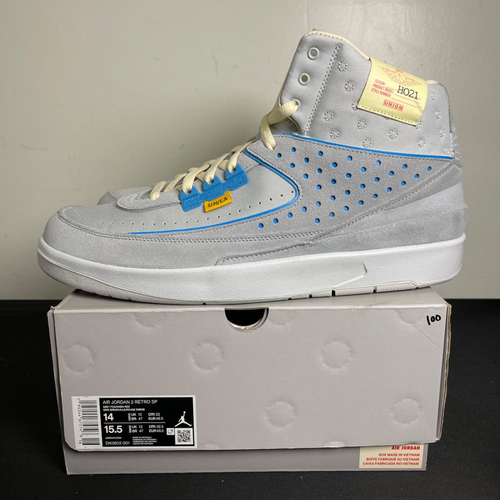 Jordan 2 Retro SP Union Grey Fog (Size 14) - Image 3