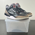 Jordan 3 Retro Black Cement (2011) 11 (Heavily Worn Pre-Owned)JordanBlack/Cement Grey-White-Varsity Red - Image 1
